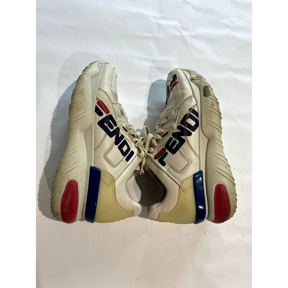 Fendi Mania Sneakers in Cream - Picture 5 of 8